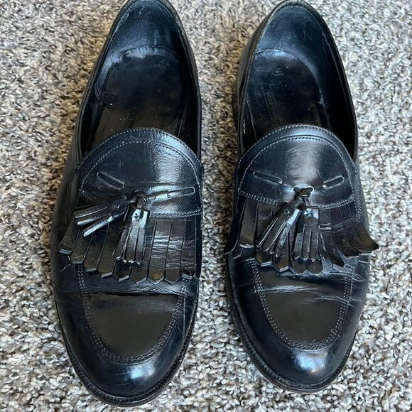Florsheim Other - Florsheim Black Leather Tassel Loafers, Mens 11 Eclectic Grandpa Dadcore Formal